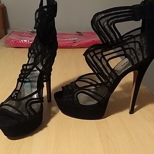 Black Lacy sandals
